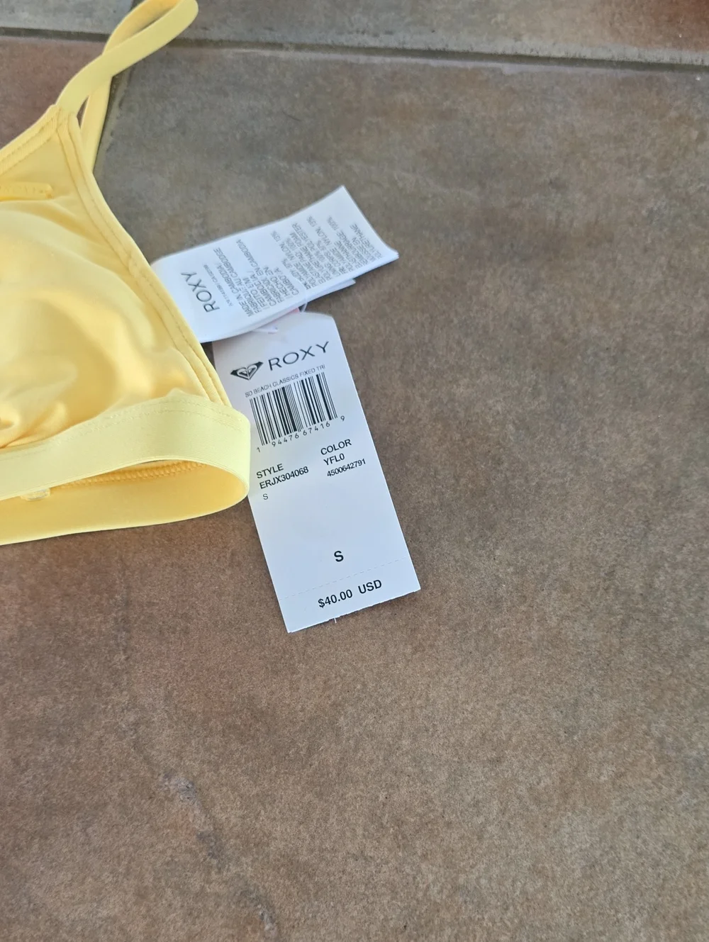 Floral & Yellow Bikini Tops with White Ruffle Bottoms Sz Sm Nwt